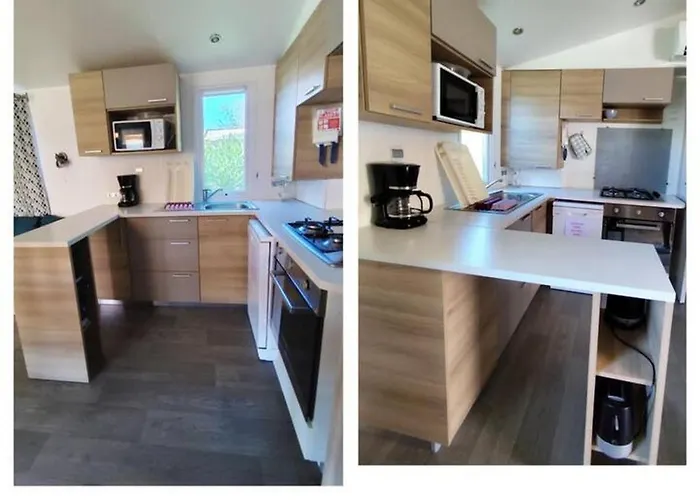 Ferienhaus Mobil-home 6 A 8 Personnes Tous Confort Sérignan